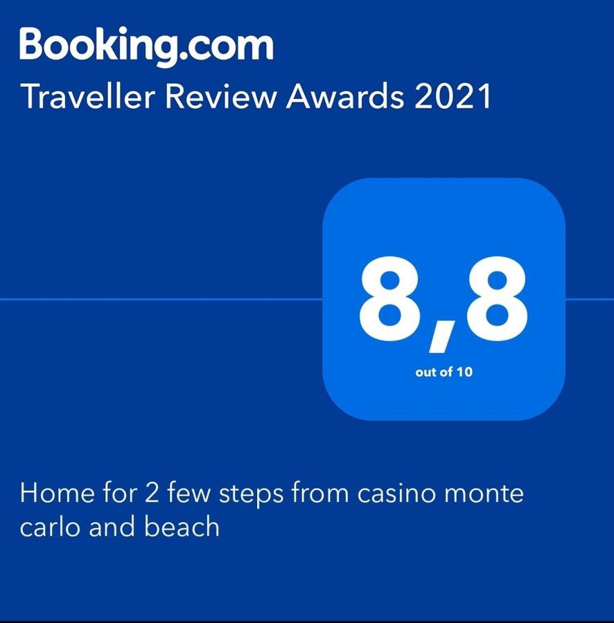 Home For 2 Few Steps From Casino Monte Carlo And Beach Beausoleil Esterno foto